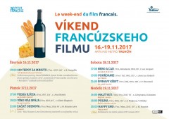 VÍKEND FRANCÚZSKEHO FILMU / Le week-end du film francais