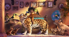 In Walt Disney Animation Studios’ “Encanto,” Antonio may be shy, but his huge heart is his biggest asset—rivaled only by his newly received magical ability to communicate with animals. Directed by Byron Howard (“Zootopia,” “Tangled”) and Jared Bush (co-director “Zootopia”), co-directed by Charise Castro Smith (writer “The Death of Eva Sofia Valdez”) and produced by Clark Spencer and Yvett Merino, “Encanto” opens in theaters on Nov. 24, 2021. © 2021 Disney. All Rights Reserved.