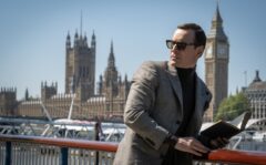 Michael Fassbender stars as George Woodhouse in director Steven Soderbergh's BLACK BAG, a Focus Features release. Credit: Claudette Barius/Focus Features © 2025 All Rights Reserved.